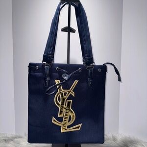 YSL Canvas Tote